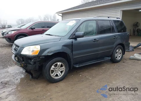 2004 Honda Pilot Ex из США, поврежденный, VIN 5FNYF18434B004744